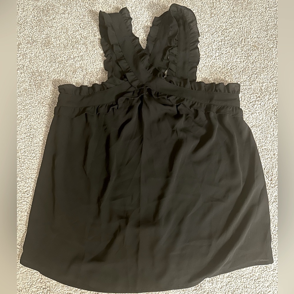 JCrew Crisscrossed High Neck Tank Top Blouse